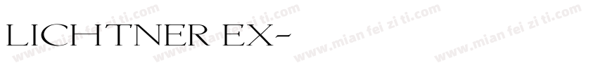 Lichtner Ex字体转换